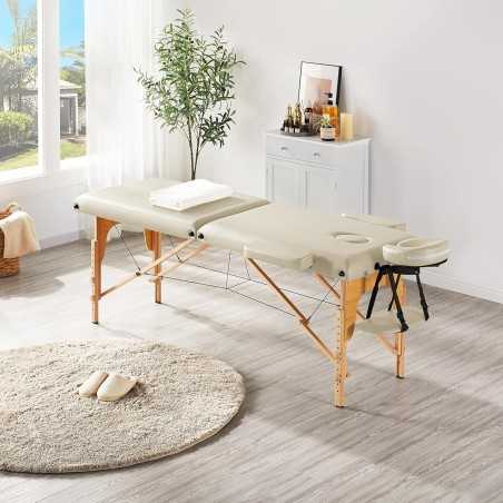 Table de massage_lit de massage en bois professionnelle-table de ma...